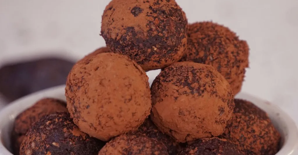 découvrez nos délicieuses truffes au chocolat, des bouchées gourmandes et crémeuses parfaites pour toutes les envies sucrées.